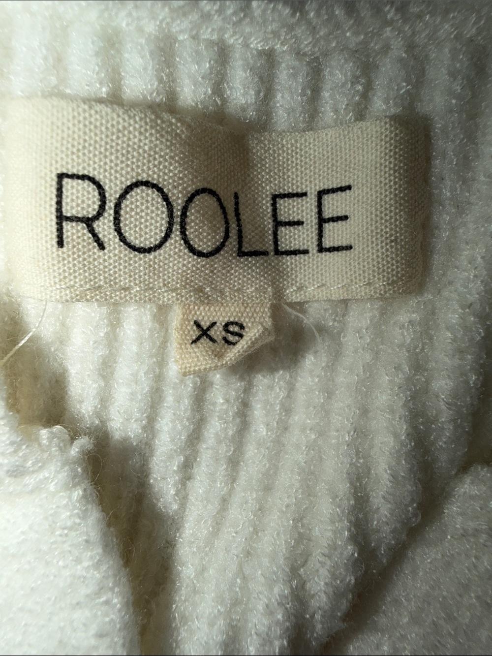 Roolee Cream Ribbed Short-Sleeve Button Cardigan - Picture 3 of 4